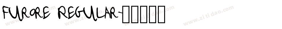 Furore Regular字体转换